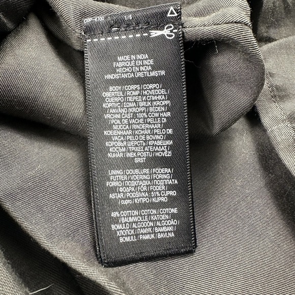 RRL Ralph Lauren Cowhide Women's Metal Button Fringe Western Jacket Size 2 NWT - Picture 8 of 10